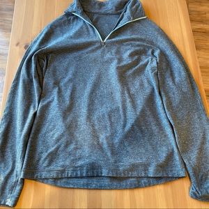 Large Blue Lululemon Men’s Quarter Zip Jacket